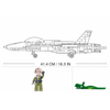  Bộ đồ chơi mô hình lắp ráp Máy bay chiến đấu tiêm kích FA-18E Super Bumblebee Sluban 