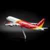  Mô hình máy bay Airbus Vietjet Air 47cm lắp ráp có đèn Everfly VG93 