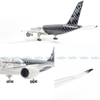 Mô hình máy bay Original Striped Airbus A350 47cm lắp ráp có đèn Everfly