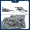Mô hình máy bay quân sự B-2 Spirit Northrop Grumman US Army 1:200 AmerCom