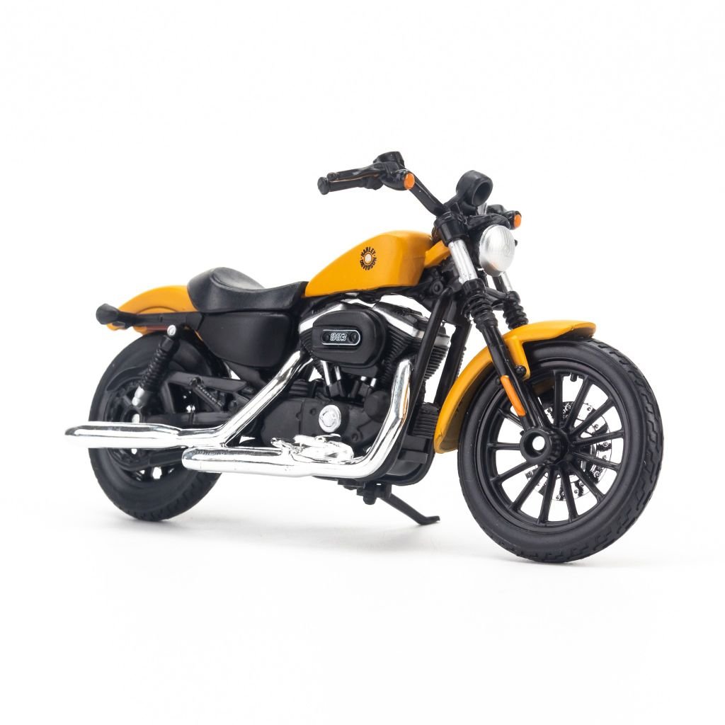 Mô hình xe mô tô Harley - Davidson 2015 Sportster Iron 883 1:18 Maisto Yellow