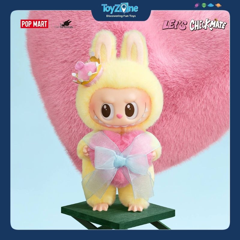  Mô hình Gấu bông Labubu The Monsters Let's Checkmate Series-Vinyl Plush Hanging Card POP MART 