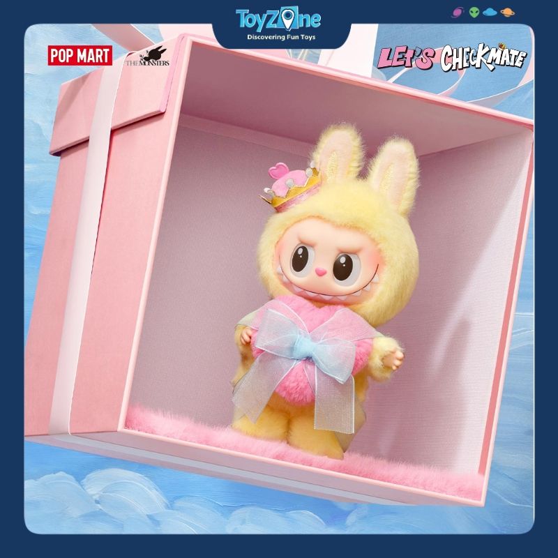  Mô hình Gấu bông Labubu The Monsters Let's Checkmate Series-Vinyl Plush Hanging Card POP MART 