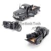 Mô hình xe Ford F-1 Pick Up 1948 With Harley 1942 WLA Flathead 1:24 Maisto Matte Black (3)