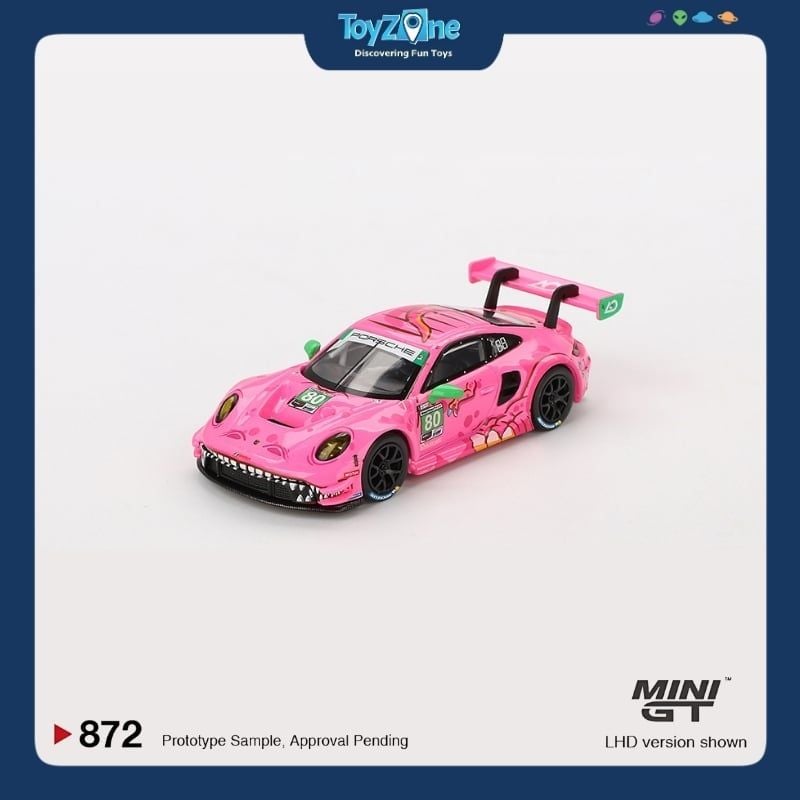  Mô hình xe Porsche 911 GT3 R #80 AO Racing 2023 IMSA 1:64 MiniGT 