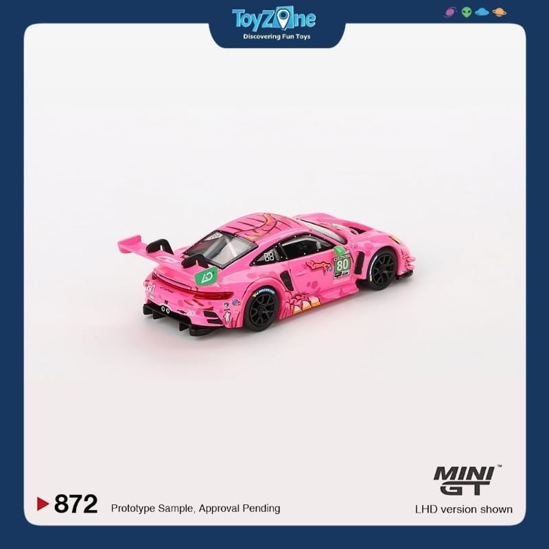  Mô hình xe Porsche 911 GT3 R #80 AO Racing 2023 IMSA 1:64 MiniGT 