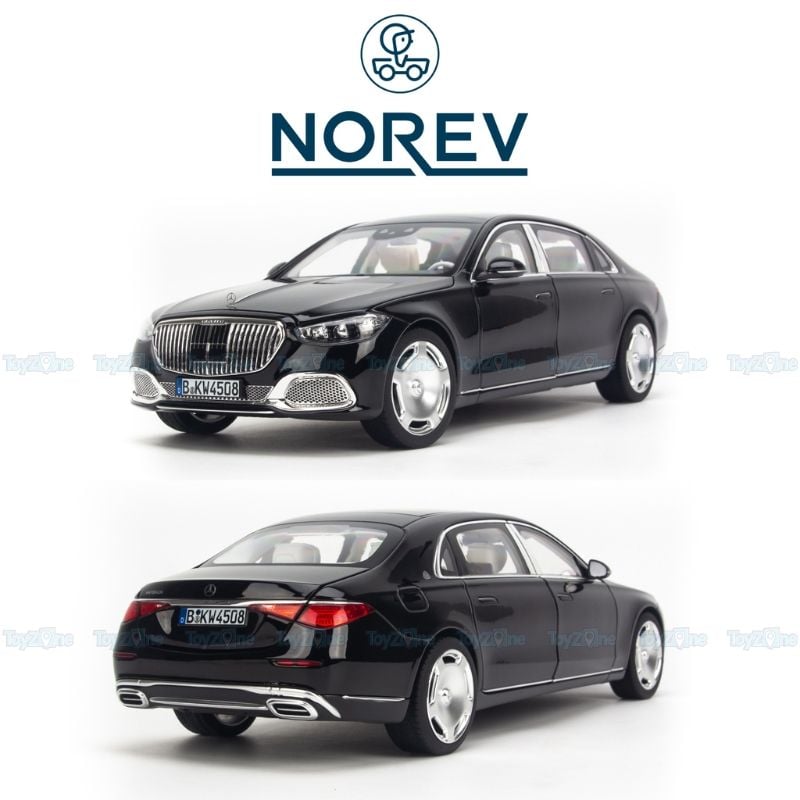 Mô hình xe Mercedes Maybach S680 W223 2021 1:18 Norev