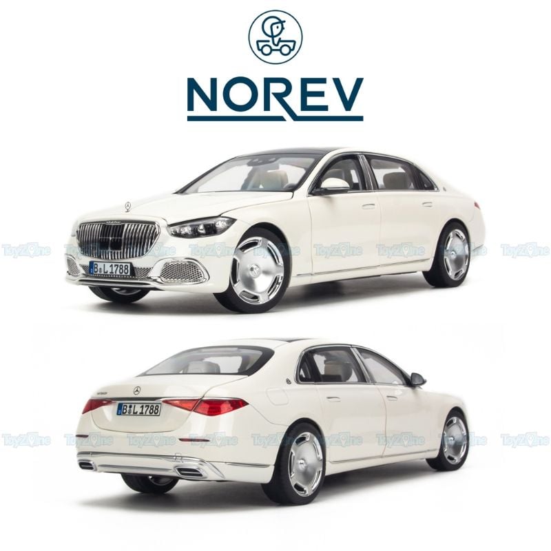 Mô hình xe Mercedes Maybach S680 W223 2021 1:18 Norev