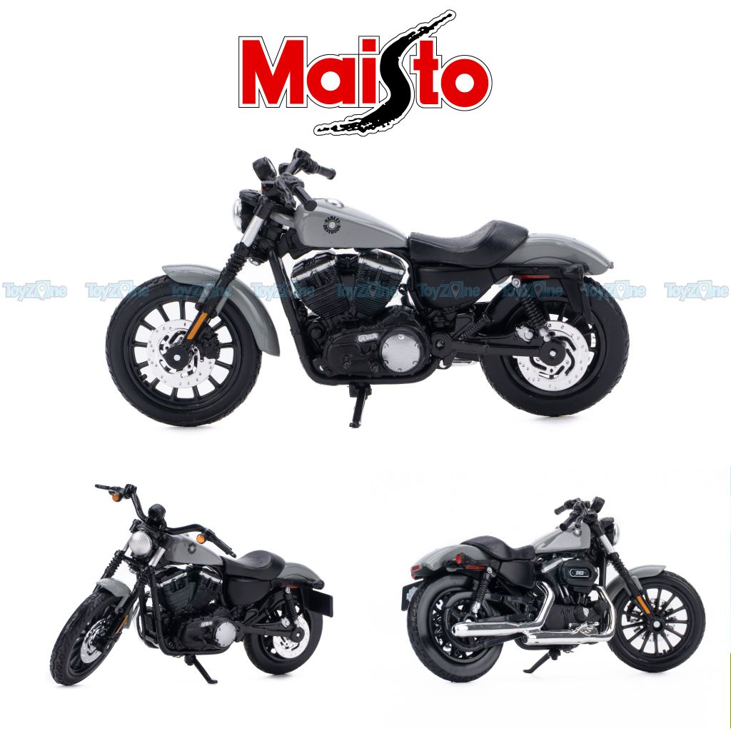 Mô hình xe mô tô Harley-Davidson Sportster Iron 883 2022 1:18 MAISTO