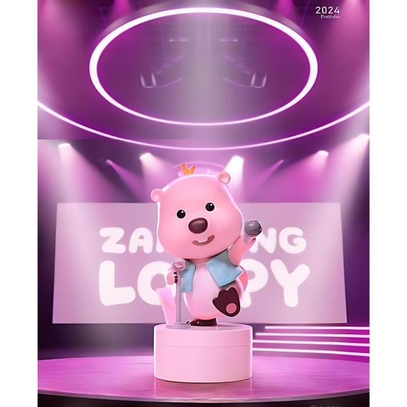 Mô hình đồ chơi Blind box Zanmang Loopy Working In The Entertainment Industry Series ( Việc Làm Trong Ngành Giải Trí ) MINISO