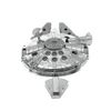  Mô hình kim loại lắp ráp 3D Millennium Falcon (Silver) – Metal Mosaic MP652 