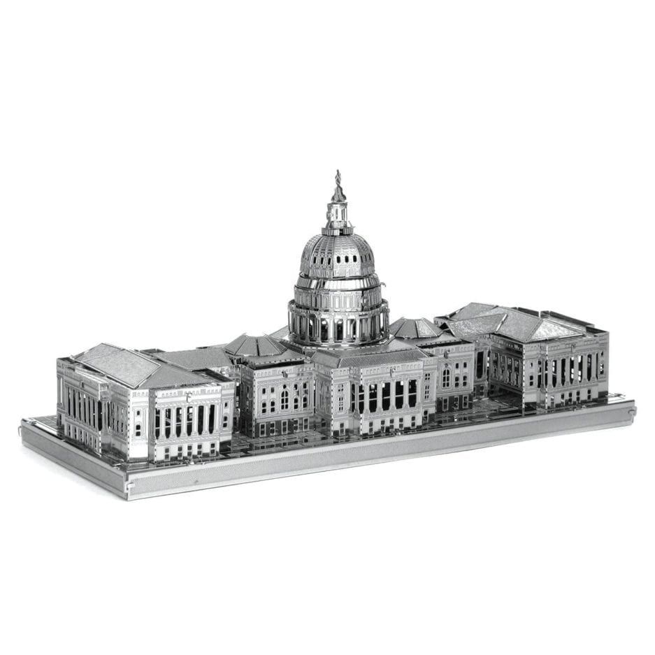 Mô hình kim loại lắp ráp 3D US Capitol (Tòa Nhà Quốc Hội Mỹ) (Silver) – Metal Mosaic MP841