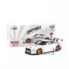 Mô hình xe thể thao Nissan GT-R R35 2009 Liberty Walk LB Works 1:64 MiniGT Silver giá rẻ (6)