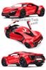  Mô hình xe Lykan Hypersport Fast and Furious 7 Red 1:18 Jada 