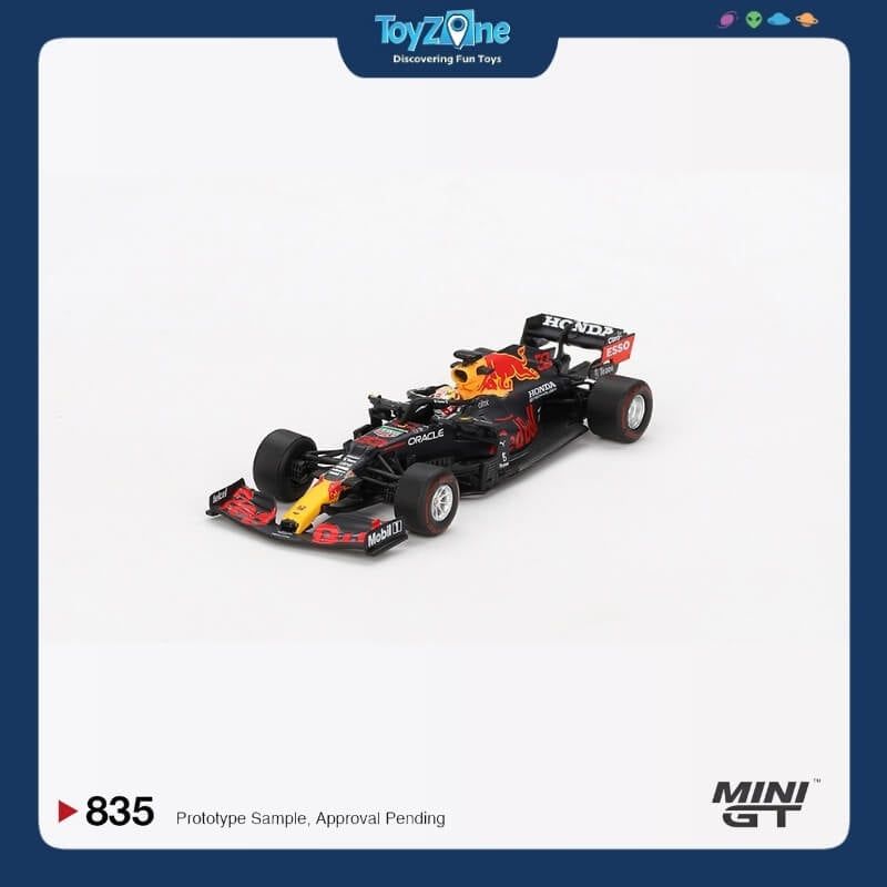 Mô hình xe F1 Red Bull RB16B #33 Max Verstappen 2021 Abu Dhabi Grand Prix Winner 1:64 MiniGT