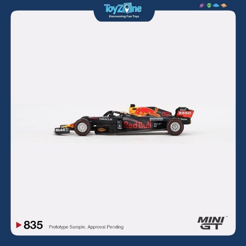 Mô hình xe F1 Red Bull RB16B #33 Max Verstappen 2021 Abu Dhabi Grand Prix Winner 1:64 MiniGT