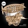 Mô hình gỗ lắp ráp 3D Air Vehicle (Xe Khinh Khí Cầu) (Wood Color) - Robotime LK702 - WP002