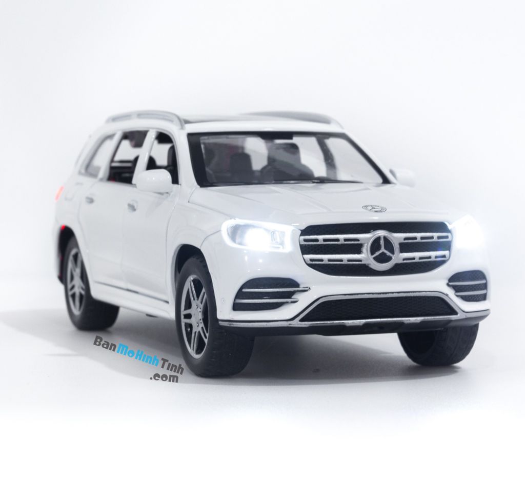 Mô hình xe SUV Mercedes-Benz GLS580 1:32 Chimei Model White giá rẻ (7)