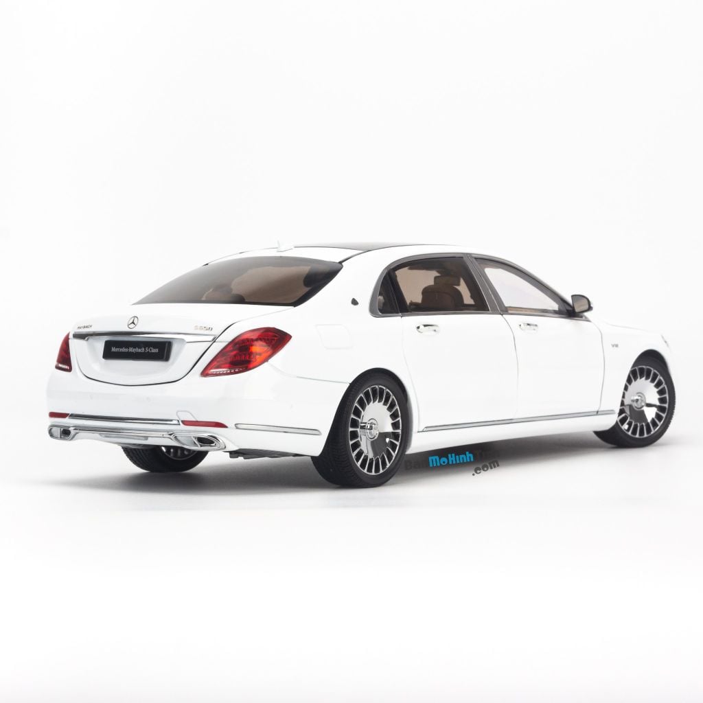 Mô hình xe sang Mercedes-Benz Maybach S650 2019 1:18 Almost Real Diamond White (2)