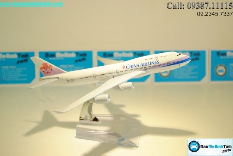  Mô hình máy bay B747 China Airlines Everfly 16cm 