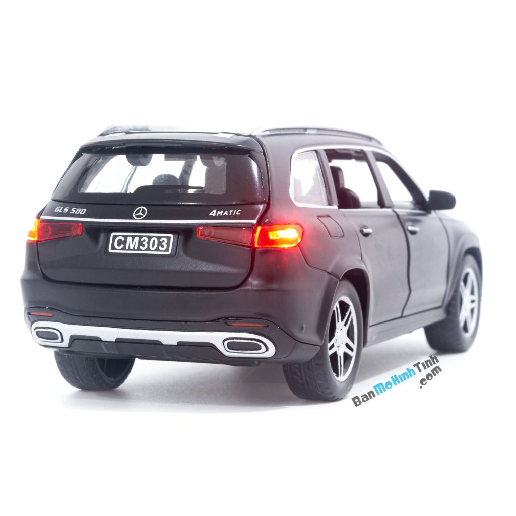 Mô hình xe SUV Mercedes-Benz GLS580 1:32 Chimei Model Black giá rẻ (8)