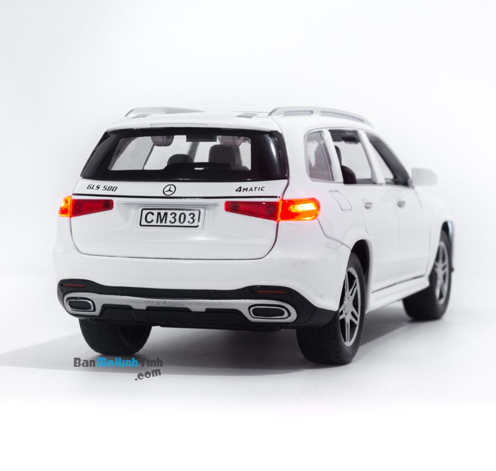 Mô hình xe SUV Mercedes-Benz GLS580 1:32 Chimei Model White giá rẻ (8)