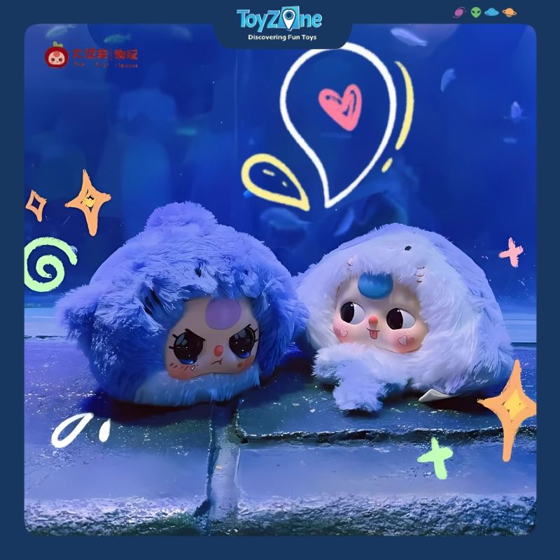  Mô hình Blind box Móc khóa Gấu bông Baby Three Romantic Ocean ( Đại Dương Lãng Mạn ) BABY THREE 