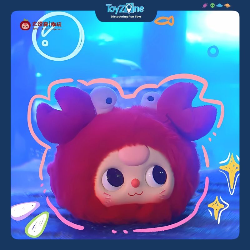  Mô hình Blind box Móc khóa Gấu bông Baby Three Romantic Ocean ( Đại Dương Lãng Mạn ) BABY THREE 