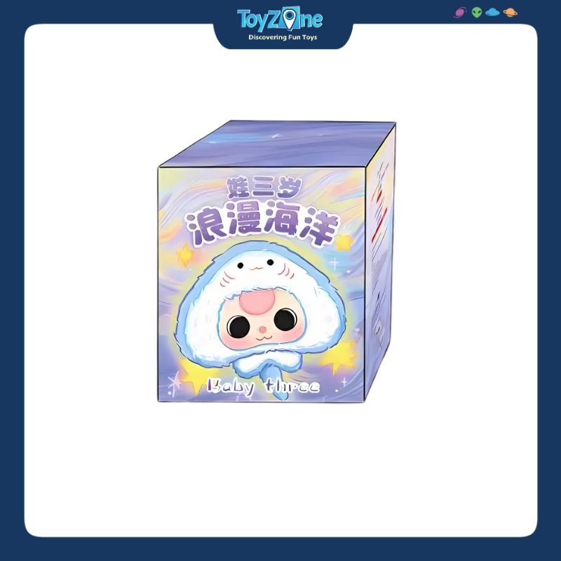  Mô hình Blind box Móc khóa Gấu bông Baby Three Romantic Ocean ( Đại Dương Lãng Mạn ) BABY THREE 