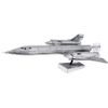  Mô hình kim loại lắp ráp 3D Trinh Sát SR-71 Blackbird (Silver) – Metal Works MP044 