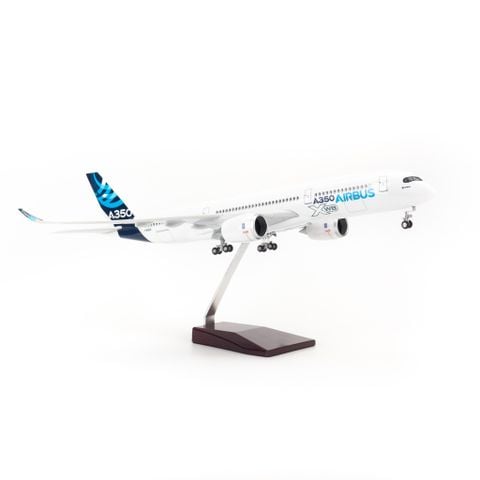Mô hình máy bay lắp ráp có đèn led Original Airbus A350 47cm Everfly