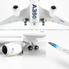  Mô hình máy bay lắp ráp có đèn led Original Airbus A350 47cm Everfly 