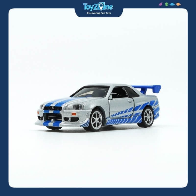 Mô hình xe Nissan BNR34 Skyline GT-R Fast and Furious TOMICA PREMIUM UNLIMITED 08
