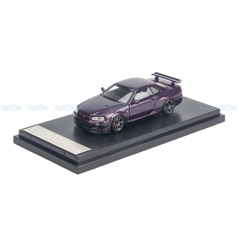  Mô hình xe Nissan Skyline GT-R R34 V-Spec II 1:64 MOTORHELIX 