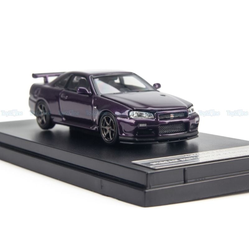  Mô hình xe Nissan Skyline GT-R R34 V-Spec II 1:64 MOTORHELIX 
