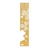 Mô hình thép thẻ kim loại đánh dấu trang sách Bookmark 3D Clover (Hình Cỏ Ba Lá) (Gold) - Piececool TL014