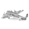  Mô hình kim loại lắp ráp 3D Máy Bay Avro Lancaster Bomber (Silver) – Metal Works MP137 