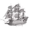  Mô hình kim loại lắp ráp 3D The Flying Dutchman (Tàu Người Hà Lan Bay) (Silver) - Piececool MP127 