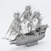  Mô hình kim loại lắp ráp 3D The Flying Dutchman (Tàu Người Hà Lan Bay) (Silver) - Piececool MP127 