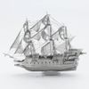 Mô hình kim loại lắp ráp 3D The Flying Dutchman (Tàu Người Hà Lan Bay) (Silver) - Piececool MP127