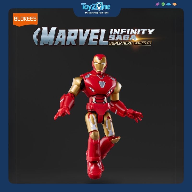 Mô hình đồ chơi Lắp ráp Blind box Marvel Infinite Saga Series 01 Model Kits BLOKEES