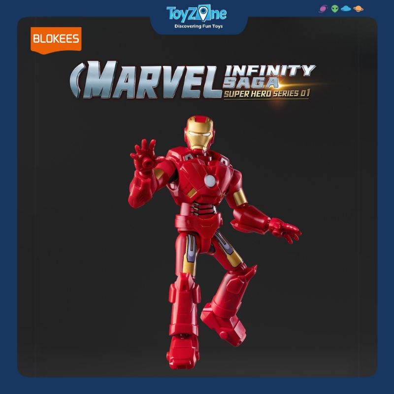 Mô hình đồ chơi Lắp ráp Blind box Marvel Infinite Saga Series 01 Model Kits BLOKEES
