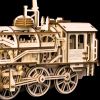 Mô hình gỗ lắp ráp 3D Steam Locomotive (Đầu Máy Xe Lửa Hơi Nước) (Wood Color) - Robotime LK701 - WP001