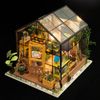Mô hình gỗ lắp ráp 3D DIY Dollhouse Cathy's Flower House (Vườn Hoa Của Cathy) (Mixed Color) - Robotime DG104 - WP042