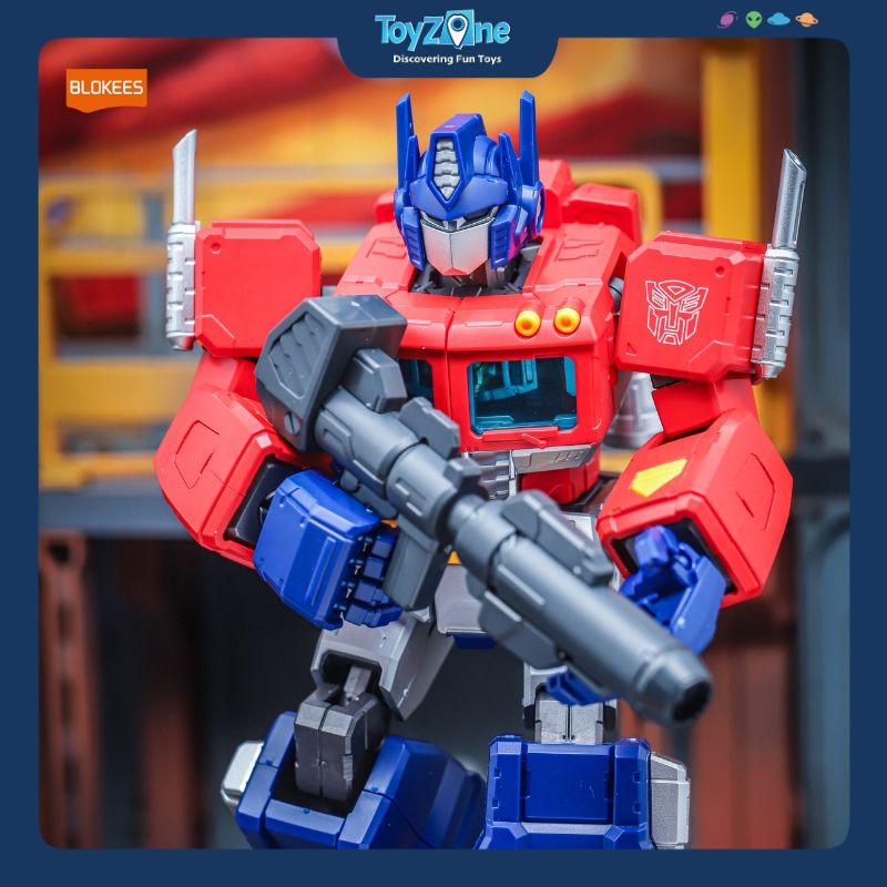  Mô hình đồ chơi Lắp ráp Transformers Optimus Prime Action Edition G1 Model Kit BLOKEES 