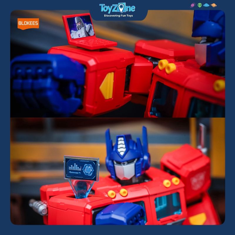  Mô hình đồ chơi Lắp ráp Transformers Optimus Prime Action Edition G1 Model Kit BLOKEES 