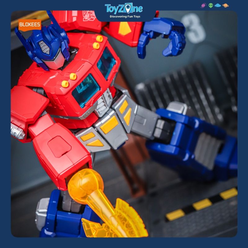  Mô hình đồ chơi Lắp ráp Transformers Optimus Prime Action Edition G1 Model Kit BLOKEES 