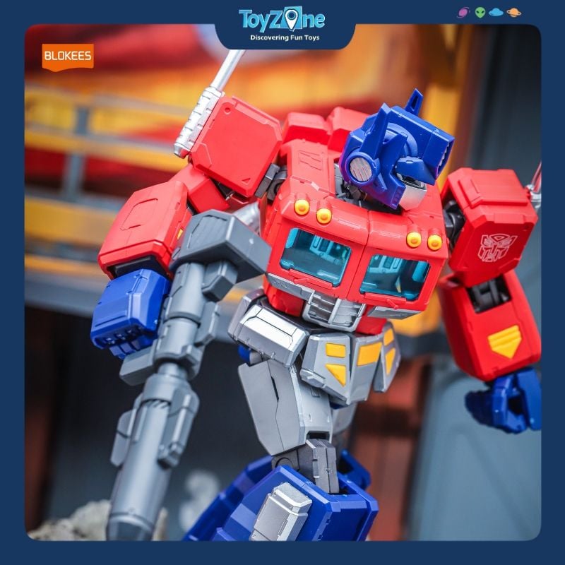  Mô hình đồ chơi Lắp ráp Transformers Optimus Prime Action Edition G1 Model Kit BLOKEES 