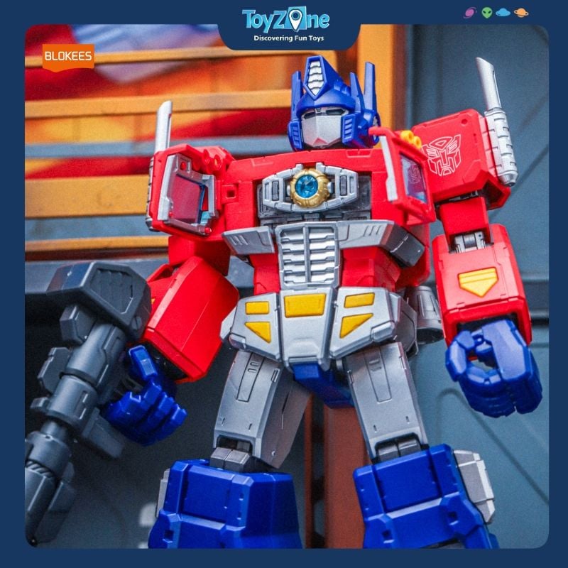  Mô hình đồ chơi Lắp ráp Transformers Optimus Prime Action Edition G1 Model Kit BLOKEES 