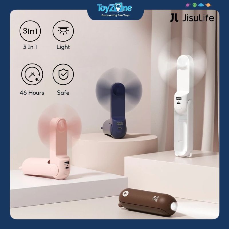 Quạt Cầm Tay Mini 3 Trong 1 Handheld Fan Life8 F8X 4500mAh JISULIFE